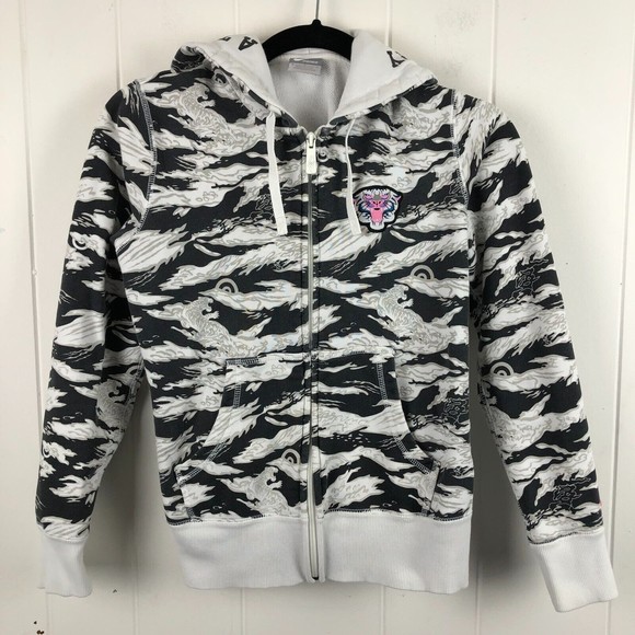 Nike Womens Jacket Hoodie Tiger Size Medium - Picture 1 of 12